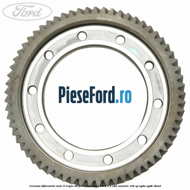 Coroana diferential cutie 6 trepte B6 Ford Focus 2011-2014 1.6 TDCi ECOnetic 105 cp NGDA, NGDB diesel