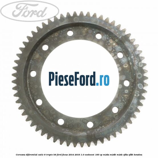 Coroana diferential cutie 6 trepte B6 Ford Focus 2014-2018 1.0 EcoBoost 100 cp M2DA, M2DB, M2DC, SFDA, SFDB benzina