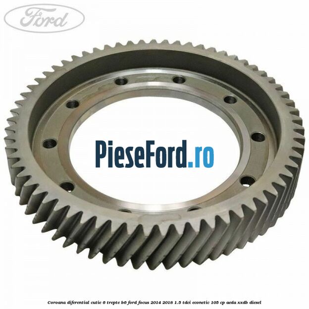 Coroana diferential cutie 6 trepte B6 Ford Focus 2014-2018 1.5 TDCi ECOnetic 105 cp AEDA, XXDB diesel