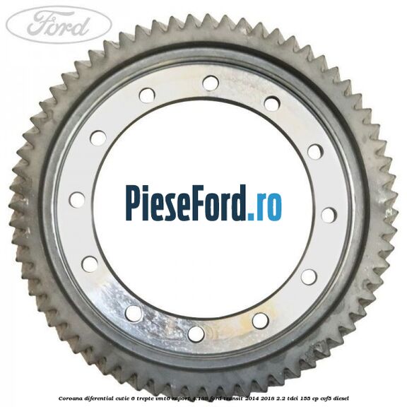 Coroana diferential cutie 6 trepte VMT6 raport 4.188 Ford Transit 2014-2018 2.2 TDCi 155 cp CVF5 diesel
