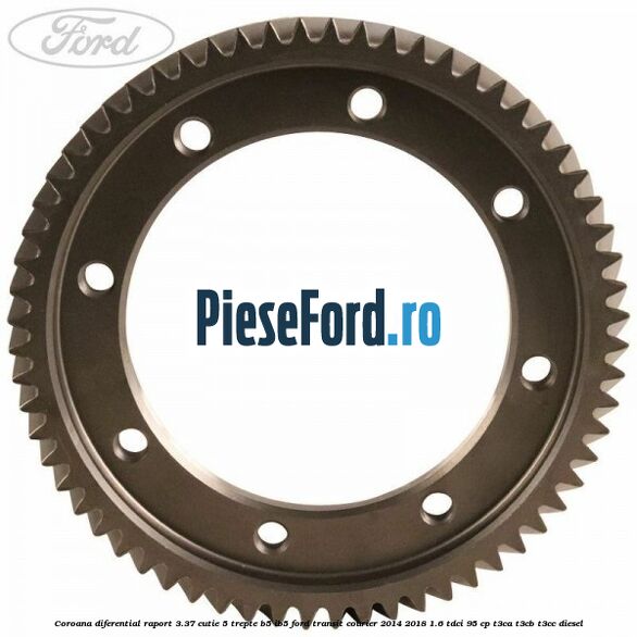 Coroana diferential raport 3.37 cutie 5 trepte B5/IB5 Ford Transit Courier 2014-2018 1.6 TDCi 95 cp T3CA, T3CB, T3CC diesel