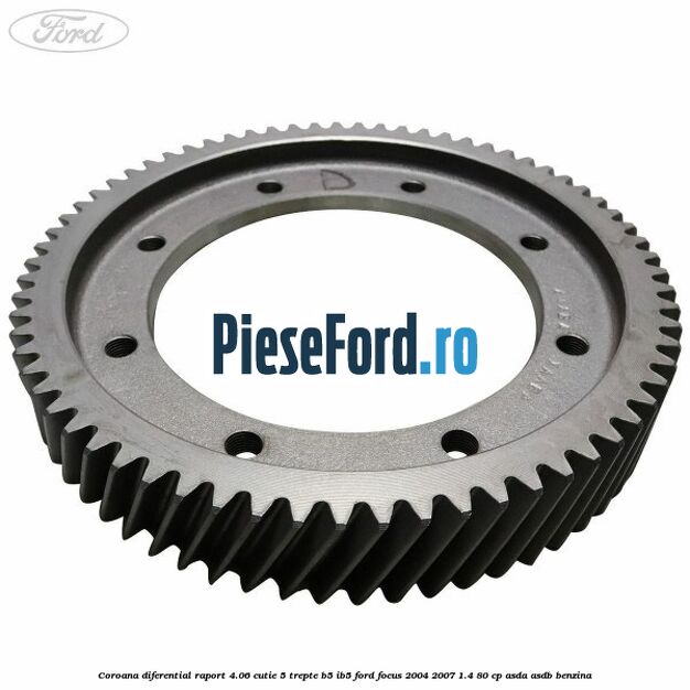 Coroana diferential raport 4.06 cutie 5 trepte B5/IB5 Ford Focus 2004-2007 1.4 80 cp ASDA, ASDB benzina