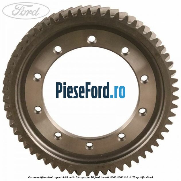 Coroana diferential raport 4.23 cutie 5 trepte VXT75 Ford Transit 2000-2006 2.0 DI 75 cp D3FA diesel