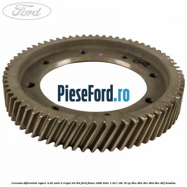 Coroana diferential raport 4.25 cutie 5 trepte B5/IB5 Ford Fiesta 1996-2001 1.25 i 16V 75 cp DHA, DHB, DHC, DHD, DHE, DHF benzina