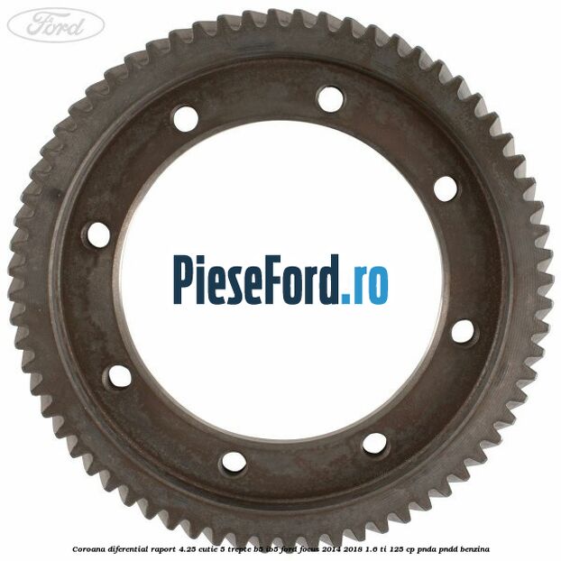 Coroana diferential raport 4.25 cutie 5 trepte B5/IB5 Ford Focus 2014-2018 1.6 Ti 125 cp PNDA, PNDD benzina