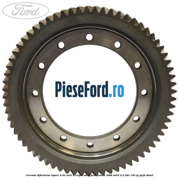 Coroana diferential raport 4.93 cutie 6 trepte VMT6 Ford Transit 2006-2014 2.2 TDCi 130 cp Coroana diferential raport 4.93 cutie 6 trepte VMT6 Ford Transit 2006-2014 2.2 TDCi 130 cp QWFA diesel