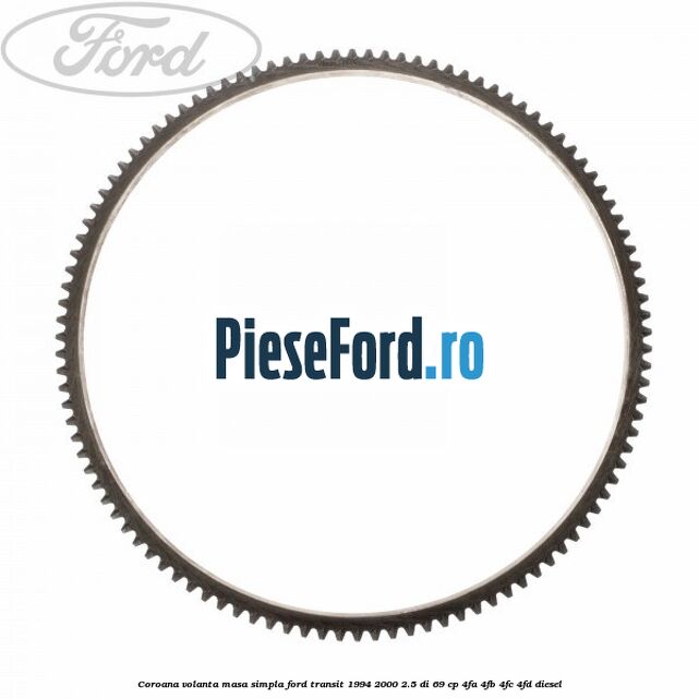 Coroana volanta masa simpla Ford Transit 1994-2000 2.5 DI 69 cp Coroana volanta masa simpla Ford Transit 1994-2000 2.5 DI 69 cp 4FA, 4FB, 4FC, 4FD diesel