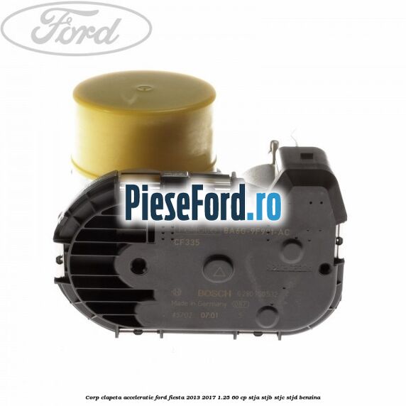 Corp clapeta acceleratie Ford Fiesta 2013-2017 1.25 60 cp STJA, STJB, STJC, STJD benzina