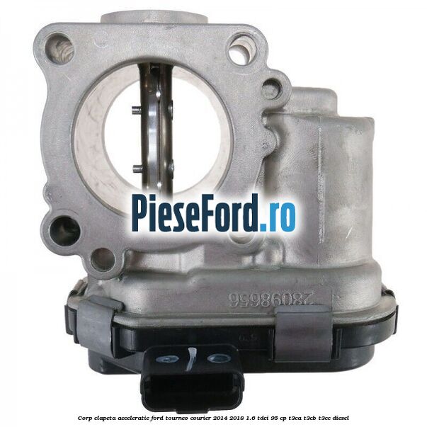 Corp clapeta acceleratie Ford Tourneo Courier 2014-2018 1.6 TDCi 95 cp T3CA, T3CB, T3CC diesel