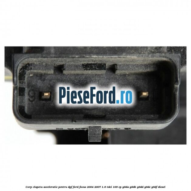 Corp clapeta acceleratie pentru DPF Ford Focus 2004-2007 1.6 TDCi 109 cp G8DA, G8DB, G8DD, G8DE, G8DF diesel