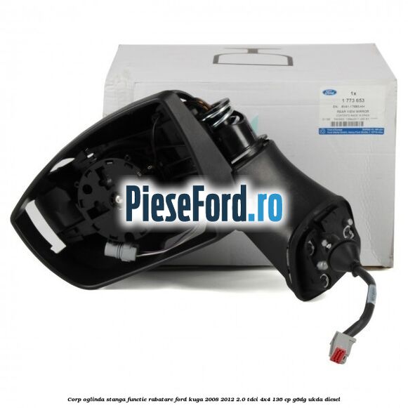 Corp oglinda stanga, functie rabatare Ford Kuga 2008-2012 2.0 TDCi 4x4 136 cp G6DG, UKDA diesel