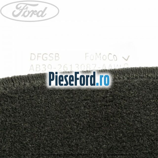 Covoras pasager velur negru Ford Ranger 2016-2020 2.2 TDCi 4x4 131 cp T22DD0P diesel