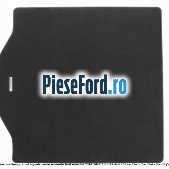 Covoras portbagaj 4 usi Vignale roata normala Ford Mondeo 2014-2018 2.0 TDCi 4x4 150 cp T7CA, T7CC, T7CD, T7CE, T7CF diesel