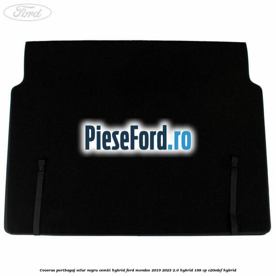 Covoras portbagaj, velur negru combi Hybrid Ford Mondeo 2019-2023 2.0 Hybrid 188 cp C20EDEF hybrid