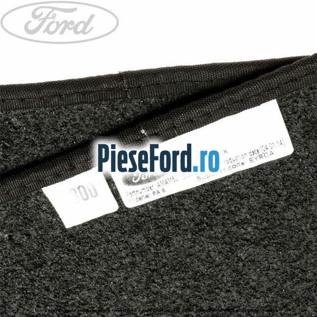 Covoras spate mocheta negru rand 2 Ford C-Max 2007-2011 2.0 TDCi 136 cp G6DA, G6DB, G6DD, G6DG diesel