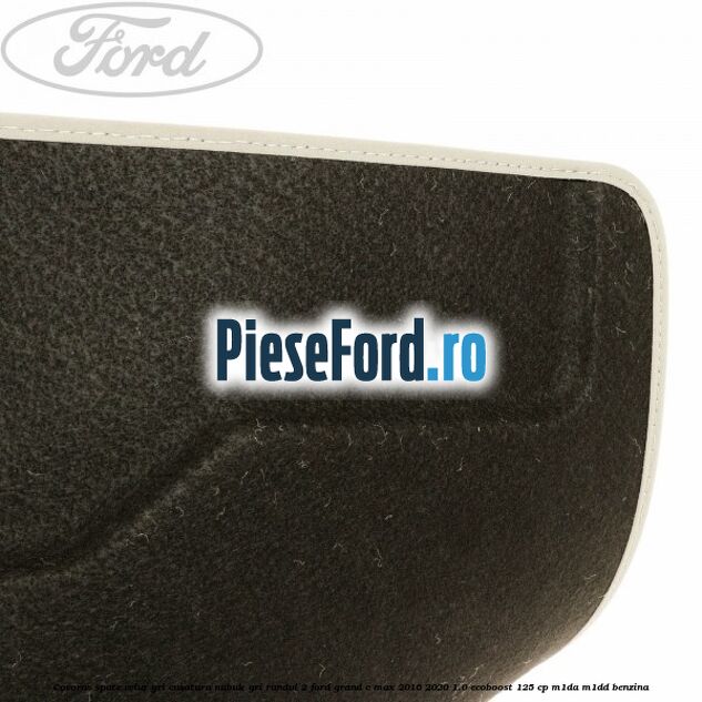 Covoras spate velur gri, cusatura nubuk gri randul 2 Ford Grand C-Max 2016-2020 1.0 EcoBoost 125 cp M1DA, M1DD benzina