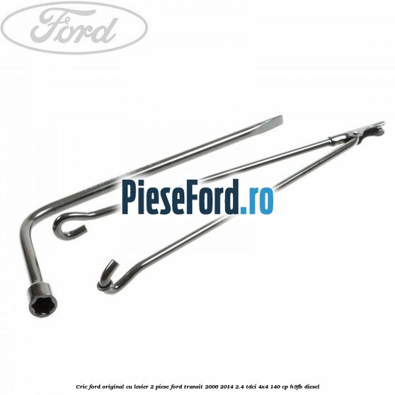 Cric Ford original, cu levier 2 piese Ford Transit 2006-2014 2.4 TDCi 4x4 140 cp H9FB diesel