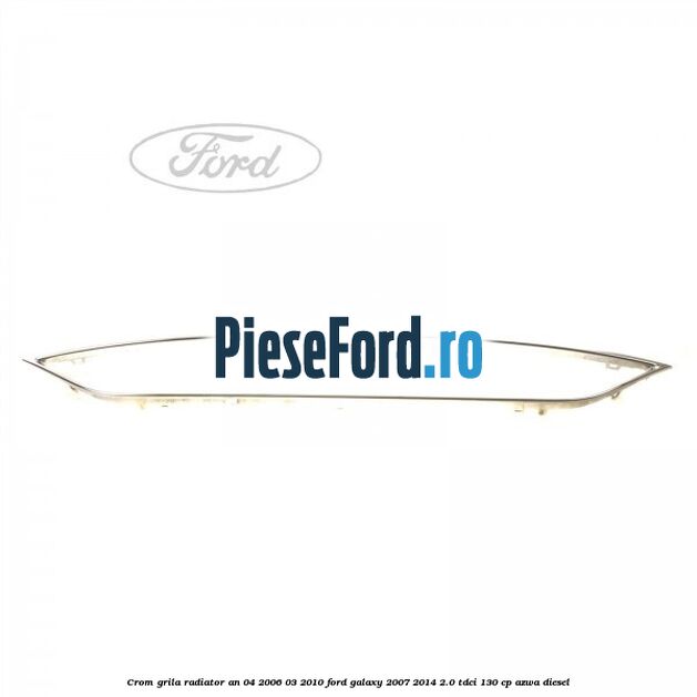 Crom grila radiator an 04/2006-03/2010 Ford Galaxy 2007-2014 2.0 TDCi 130 cp AZWA diesel
