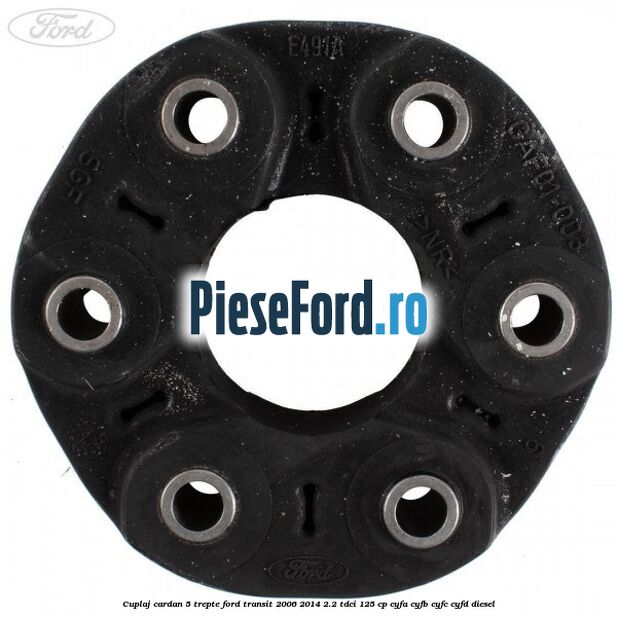 Cuplaj cardan 5 trepte Ford Transit 2006-2014 2.2 TDCi 125 cp CYFA, CYFB, CYFC, CYFD diesel
