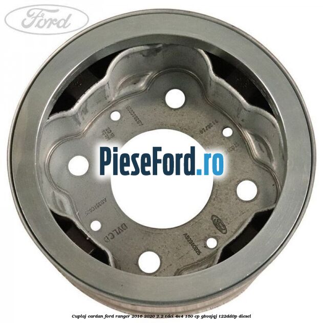 Cuplaj cardan Ford Ranger 2016-2020 2.2 TDCi 4x4 160 cp GBVAJQJ, T22DD0P diesel