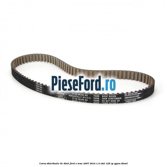 Curea distributie 91 dinti Ford S-Max 2007-2014 1.8 TDCi 125 cp QYWA diesel