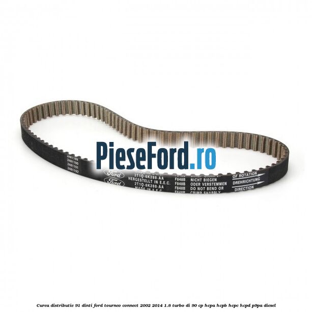 Curea distributie 91 dinti Ford Tourneo Connect 2002-2014 1.8 Turbo Di 90 cp HCPA, HCPB, HCPC, HCPD, P9PA diesel