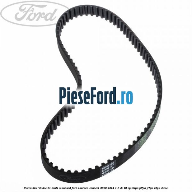 Curea distributie 91 dinti standard Ford Tourneo Connect 2002-2014 1.8 Di 75 cp BHPA, P7PA, P7PB, R2PA diesel