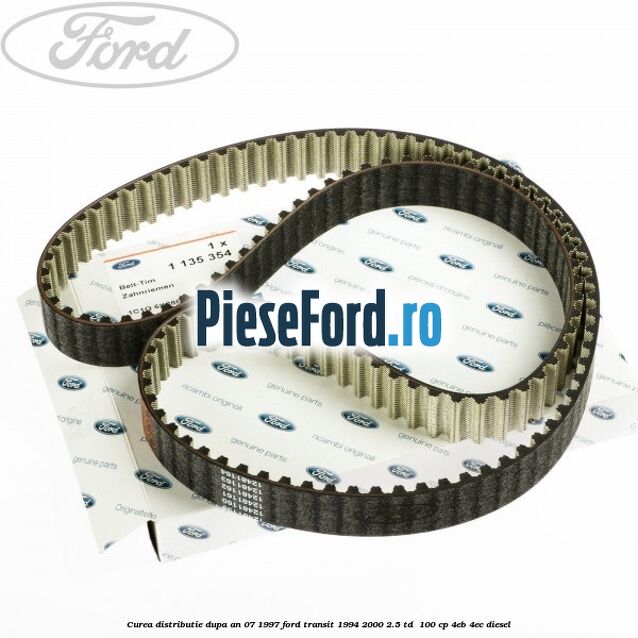 Curea distributie dupa an 07/1997 Ford Transit 1994-2000 2.5 TD  100 cp 4EB, 4EC diesel