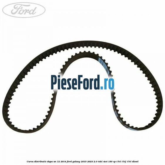 Curea distributie dupa an 12/2014 Ford Galaxy 2015-2023 2.0 TDCi 4x4 150 cp T7CI, T7CJ, T7CL diesel