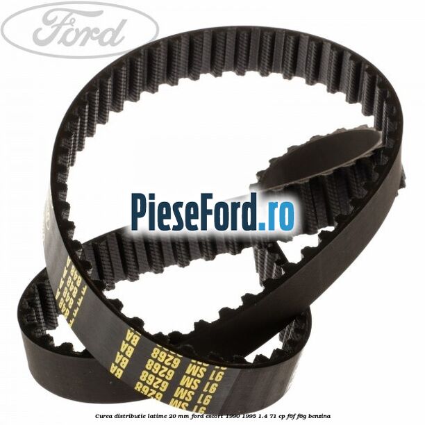 Curea distributie latime 20 mm Ford Escort 1990-1995 1.4 71 cp F6F, F6G benzina
