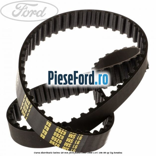 Curea distributie latime 20 mm Ford Fiesta 1989-1996 1.6 i 16V 88 cp L1G benzina