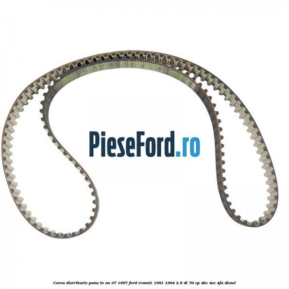 Curea distributie pana in an 07/1997 Ford Transit 1991-1994 2.5 DI 70 cp Curea distributie pana in an 07/1997 Ford Transit 1991-1994 2.5 DI 70 cp 4BC, 4CC, 4FA diesel