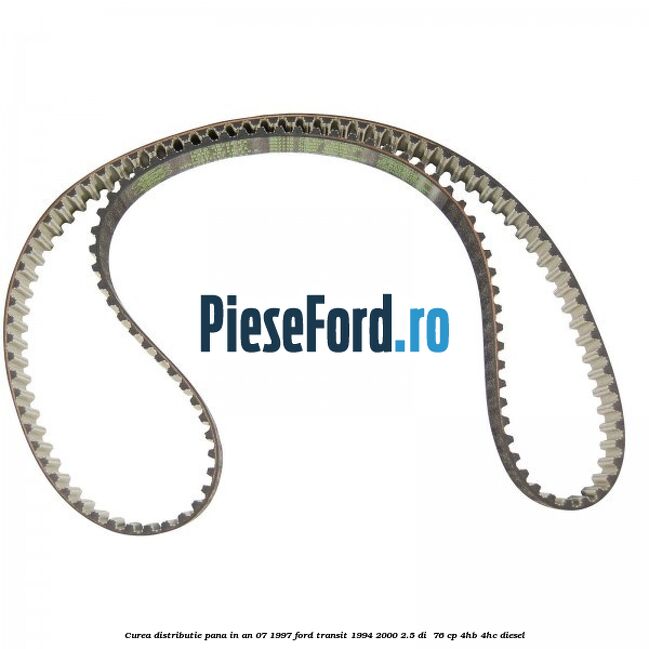 Curea distributie pana in an 07/1997 Ford Transit 1994-2000 2.5 DI  76 cp 4HB, 4HC diesel
