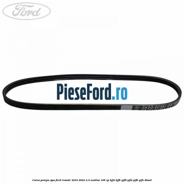 Curea pompa apa Ford Transit 2019-2023 2.0 EcoBlue 105 cp BJFA, BJFB, YLF6, YLFA, YLFB, YLFS diesel