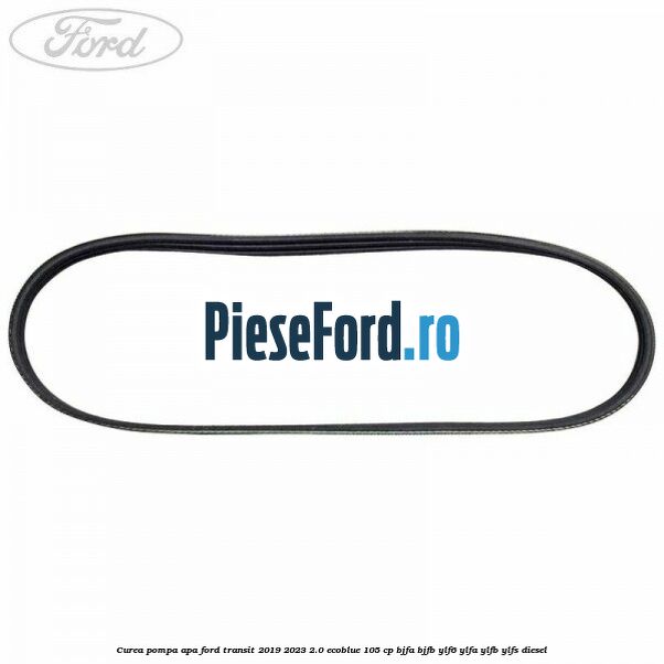Curea pompa apa Ford Transit 2019-2023 2.0 EcoBlue 105 cp BJFA, BJFB, YLF6, YLFA, YLFB, YLFS diesel
