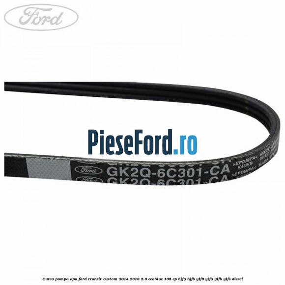 Curea pompa apa Ford Transit Custom 2014-2018 2.0 EcoBlue 105 cp BJFA, BJFB, YLF6, YLFA, YLFB, YLFS diesel