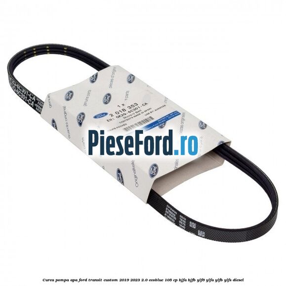 Curea pompa apa Ford Transit Custom 2019-2023 2.0 EcoBlue 105 cp BJFA, BJFB, YLF6, YLFA, YLFB, YLFS diesel
