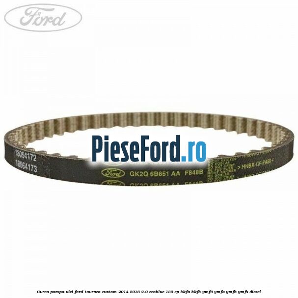 Curea pompa ulei Ford Tourneo Custom 2014-2018 2.0 EcoBlue 130 cp BKFA, BKFB, YMF6, YMFA, YMFB, YMFS diesel