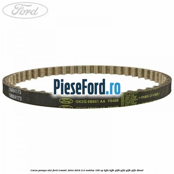 Curea pompa ulei Ford Transit 2014-2018 2.0 EcoBlue 105 cp BJFA, BJFB, YLF6, YLFA, YLFB, YLFS diesel