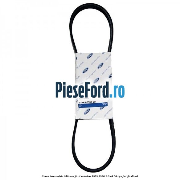 Curea transmisie 870 mm Ford Mondeo 1993-1996 1.8 TD 88 cp RFM, RFN diesel