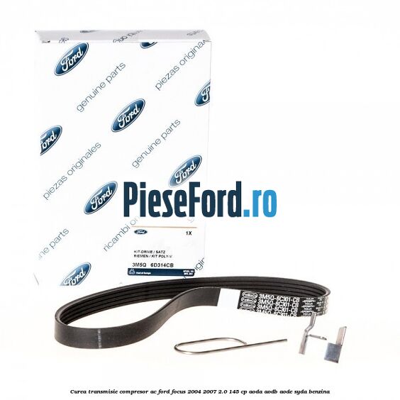 Curea transmisie, compresor AC Ford Focus 2004-2007 2.0 145 cp AODA, AODB, AODE, SYDA benzina