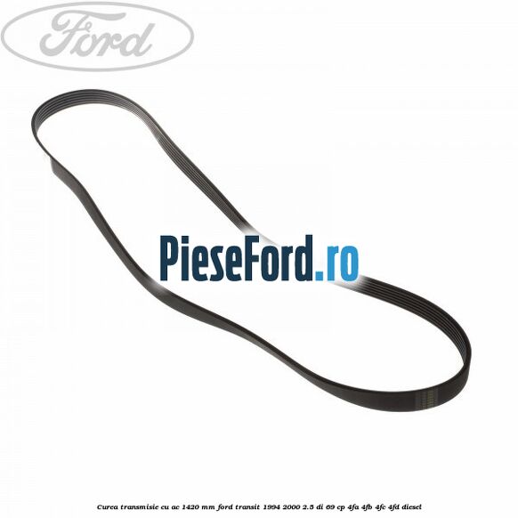 Curea transmisie cu AC 1420 mm Ford Transit 1994-2000 2.5 DI 69 cp 4FA, 4FB, 4FC, 4FD diesel