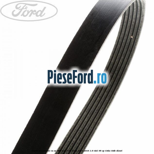 Curea transmisie cu AC 965 mm Ford Focus 2014-2018 1.6 TDCi 95 cp T3DA, T3DB diesel