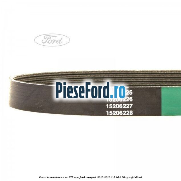 Curea transmisie cu AC 975 mm Ford EcoSport 2013-2018 1.5 TDCi 95 cp XVJD diesel