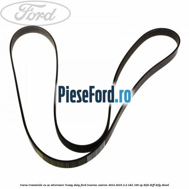 Curea transmisie cu AC alternator heavy duty Ford Tourneo Custom 2014-2018 2.2 TDCi 100 cp Curea transmisie cu AC alternator heavy duty Ford Tourneo Custom 2014-2018 2.2 TDCi 100 cp DRF4, DRFF, DRFG diesel