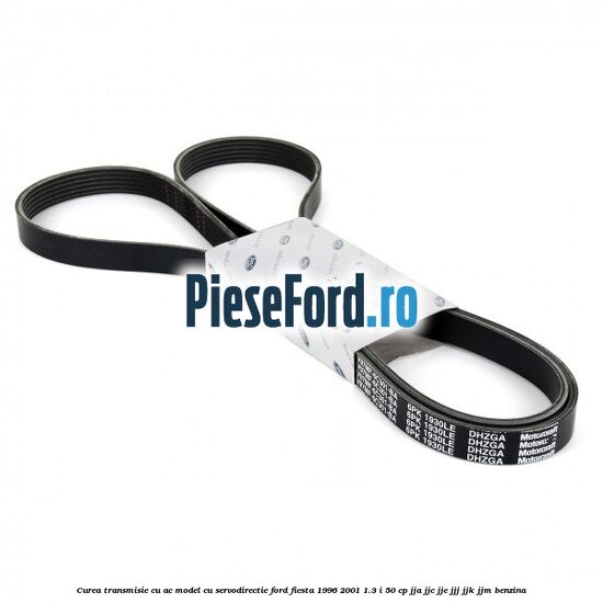 Curea transmisie cu AC model cu servodirectie Ford Fiesta 1996-2001 1.3 i 50 cp Curea transmisie cu AC model cu servodirectie Ford Fiesta 1996-2001 1.3 i 50 cp JJA, JJC, JJE, JJJ, JJK, JJM benzina