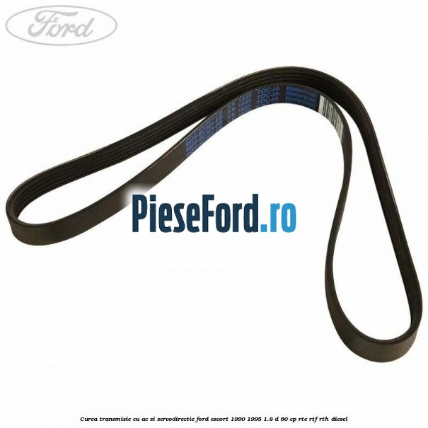 Curea transmisie cu AC si servodirectie Ford Escort 1990-1995 1.8 D 60 cp RTE, RTF, RTH diesel