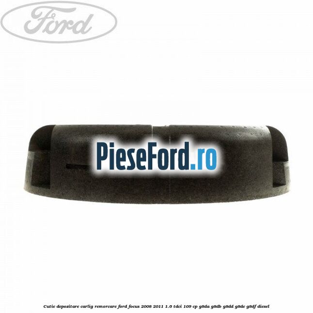 Cutie depozitare carlig remorcare Ford Focus 2008-2011 1.6 TDCi 109 cp G8DA, G8DB, G8DD, G8DE, G8DF diesel