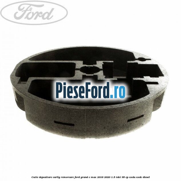 Cutie depozitare carlig remorcare Ford Grand C-Max 2016-2020 1.5 TDCi 95 cp XXDA, XXDC diesel