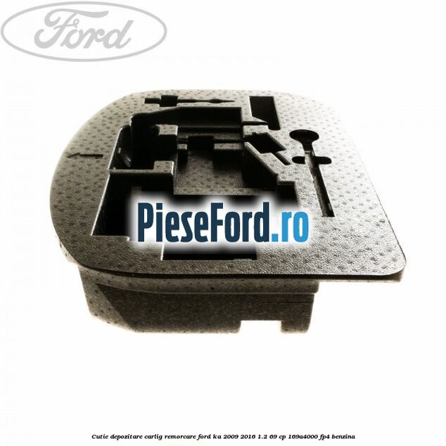 Cutie depozitare carlig remorcare Ford Ka 2009-2016 1.2 69 cp 169A4000, FP4 benzina